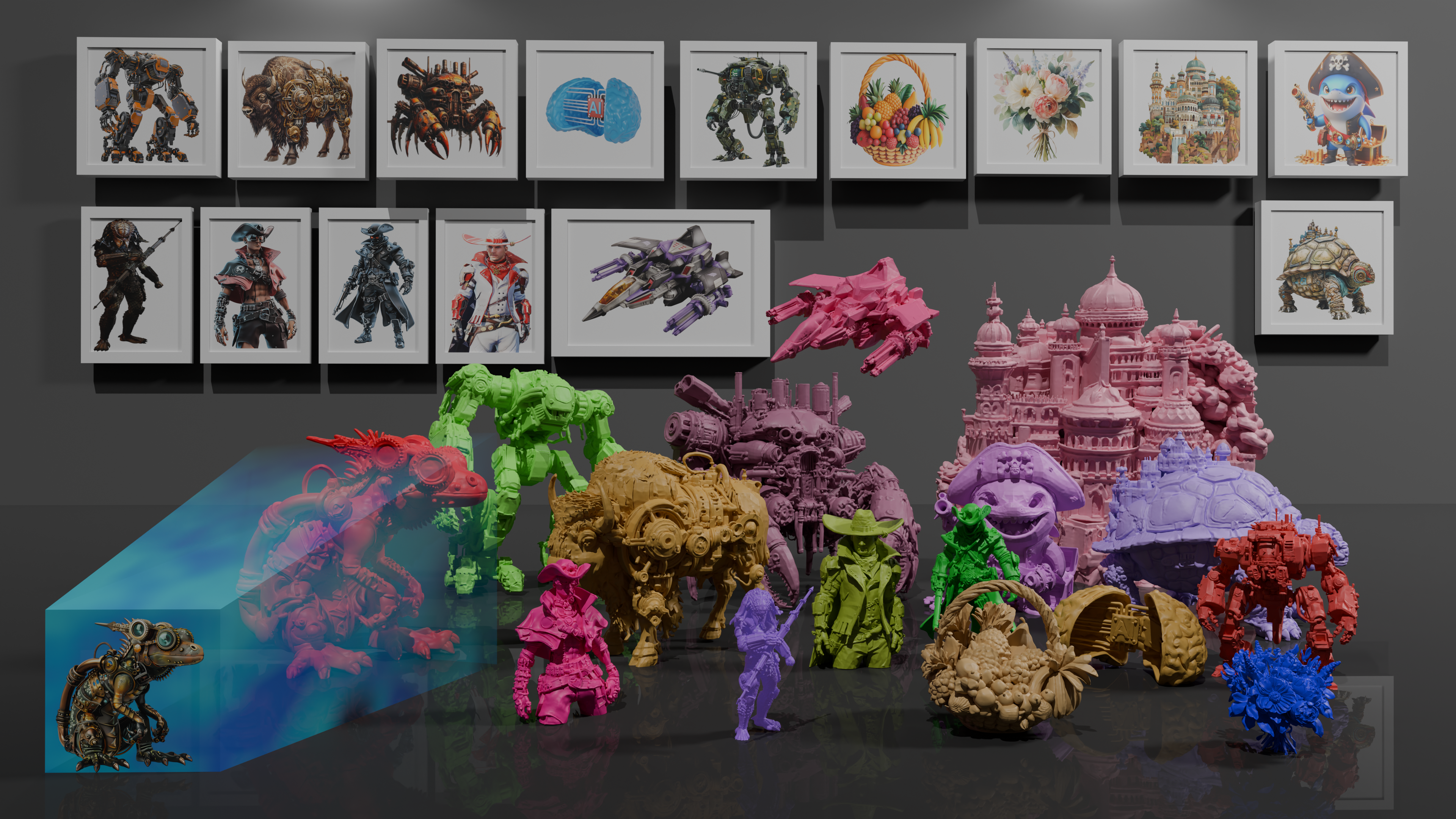 Teaser image of Pixal3D